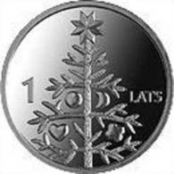 Latvia - Christmas Coin - Christmas Tree  - 2009 Y UNC - Latvia