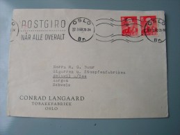 == Norge Cv. 1960 Postgiro - Lettres & Documents