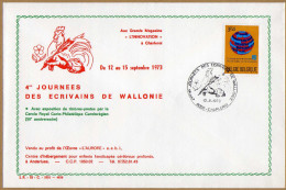 Enveloppe Cover Brief 1673 4es Journées Des écrivains De Wallonie Charleroi - Covers & Documents