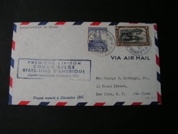 == Belgisch Congo , Flight Cv 1941 To US - Covers & Documents