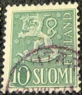 Finland 1954 New Lion 10MK - Used - Oblitérés