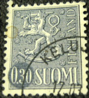 Finland 1963 New Lion 0.30MK - Used - Used Stamps