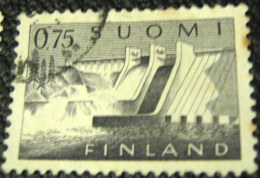 Finland 1963 Pyhakoski Dam 0.75MK - Used - Used Stamps