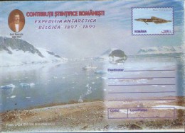 Romania-Postal Stationery Cover 1999- Expedition Antarctica "Belgica" 1897-1899, Emil Racoviţă - Explorateurs & Célébrités Polaires