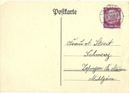 Postkarte  Insterburg - Zofingen            1936 - Andere & Zonder Classificatie