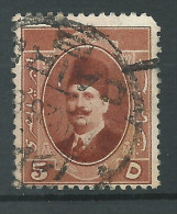 Egitto, 1923/24 - 5m King Fuad - Nr.96 Usato° - Officials