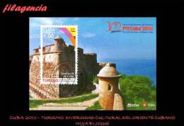 USADOS. CUBA. 2010-22 TURISMO. DIVERSIDAD CULTURAL DEL ORIENTE CUBANO. HOJA BLOQUE - Used Stamps