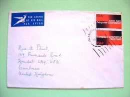 South Africa 1979 Cover To England - Save Fuel - Pair In 2 Languages - Lettres & Documents