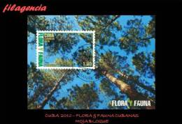 USADOS. CUBA. 2010-29 FLORA & FAUNA CUBANAS. HOJA BLOQUE - Used Stamps