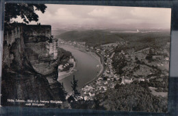 Blick Von Der Festung Königstein Nach Königstein - Sächsische Schweiz - Königstein (Sächs. Schw.)