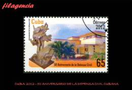 USADOS. CUBA. 2012-17 50 ANIVERSARIO DE LA DEFENSA CIVIL CUBANA - Used Stamps