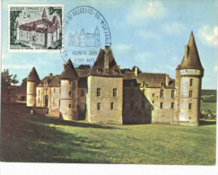 Bazoches Du Morvan Château - Carte Philatélique Premier Jour - - Bazoches