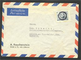 CZECHOSLOVAKIA AIRPOST 5,50K 1948 ON COVER - CURIOUS  CANCEL! - Covers & Documents