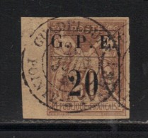 GUADELOUPE N° 1  Obl. Superbe - Used Stamps