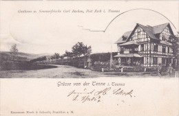 Tenne Im Taunus, Gasthaus Und Sommerfrische Carl Bachon, Post Esch I.Taunus - Taunus