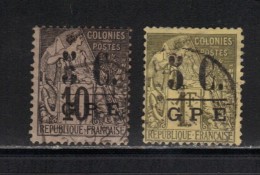 GUADELOUPE N° 10 & 11 Obl. - Gebraucht