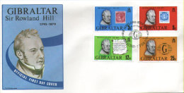 Gibraltar - Sir Rowland Hill 1979 (FDC) - Gibraltar