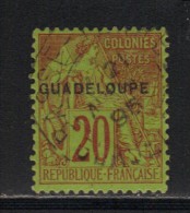 GUADELOUPE N° 20 Obl. - Used Stamps