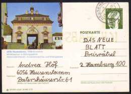 6056 - HEUSENSTAMM / 1973  GANZSACHE - BILDPOSTKARTE MIT GLEICHEM STEMPEL  (ref E357) - Cartes Postales Illustrées - Oblitérées