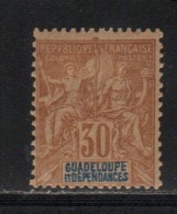 GUADELOUPE N° 35 * - Unused Stamps