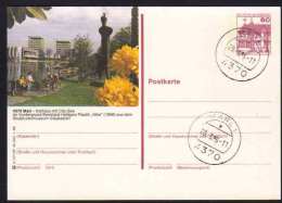 4370 - MARL / 1986  GANZSACHE - BILDPOSTKARTE MIT GLEICHEM STEMPEL  (ref E368) - Cartes Postales Illustrées - Oblitérées