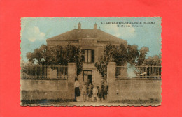 LE CHATELET EN BRIE   1954    ECOLE DES GARCONS    CIRC  OUI   EDIT - Le Chatelet En Brie