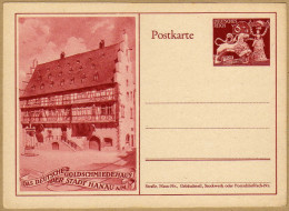 Carte Entier Postal Deutsches Reich Hanau - Hanau