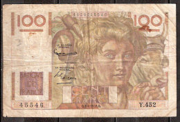 Billet De 100 Francs De 1952 Jeune Paysan (1) - 100 F 1945-1954 ''Jeune Paysan''