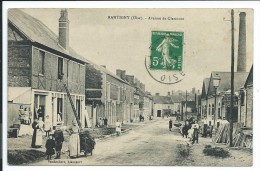 60 - Rantigny, Avenue De Clermont, Très Animée, Bel état, Circulé 1912, Voir Deux Photos. - Rantigny