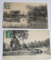 BOVES - 2 CPA 80 - Le Pont De Fonencamp - Un Etang. - Boves