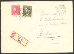 BuM0281 - Böhmen Und Mähren (1944) Brünn 16 / Schichowitz - Zichovice (R-letter) Tariff: 4,20K (German Postmark !) - Covers & Documents