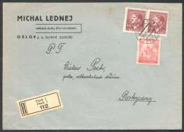 BuM0317 - Böhmen Und Mähren (1942) Pisek 1 - Pisek 1 (R-letter) Tariff: 4,20K - Lettres & Documents