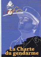 Gendarmerie B - La Charte Du Gendarme - Prestation Serment éthique Déontologie Etc - Voir Sommaire Et Extraits Militaria - Police & Gendarmerie