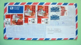 South Africa 1994 Cover To Germany - Buildings - Stamp Day Letters - Cartas & Documentos