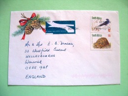 South Africa 1999 Christmas Cover To England - Turtle Tortoise Bird Hirundo Swallow - Cartas & Documentos