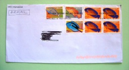 South Africa 2007 Cover To England - Fishes - Lettres & Documents