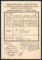 BuM0133 - Böhmen Und Mähren (1944) Kschinetz - Krinec (Postal Receipt) - Lettres & Documents