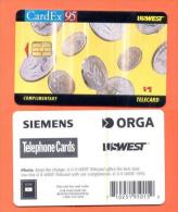 USA-UWC-023 COMPLINENTARY Card ´CardEx´95´ 1.000ex - Chipkaarten