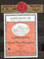 Etiquette Albert Hertz, Riesling 1999 - Riesling