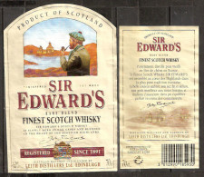 Etiquette Sir Edward's - Whisky