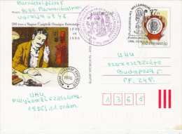 NEWSPAPERS, JOURNALISTS ASSOCIATION, PC STATIONERY, ENTIER POSTAL, 1996, HUNGARY - Entiers Postaux