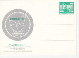 PHILATELIC EXHIBITION, PC STATIONERY, ENTIER POSTAL, 1978, GERMANY - Postcards - Mint