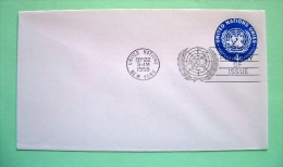 United Nations New York 1958 FDC Pre Paid Enveloppe - UN Flag - Cartas & Documentos