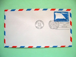 United Nations New York 1959 FDC Pre Paid Enveloppe - UN Flag And Plane - Lettres & Documents