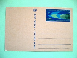 United Nations Geneva 1969 Pre Paid Card - Air Mail - Brieven En Documenten