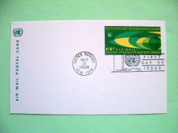 United Nations New York 1968 FDC Pre Paid Card - Air Mail - Briefe U. Dokumente