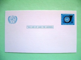 United Nations New York 1969 Pre Paid Card - UN Emblem And Horn - Briefe U. Dokumente