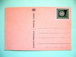 United Nations Geneva 1969 Pre Paid Card - UN Emblem And Horn - Storia Postale