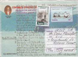 BELGICA ANTARCTIC EXPEDITION, EMIL RACOVITA, COVER STATIONERY, ENTIER POSTAL, 2000, ROMANIA - Spedizioni Antartiche