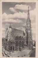 CPA VIENNA- ST STEPHEN CHURCH, BUSS, CAR - Églises